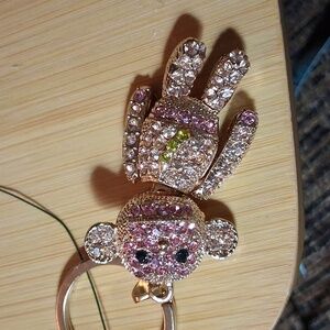 Blingy Keychain Articulated Monkey